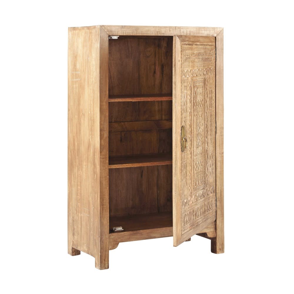 Kleiderschrank aus massivem Mangoholz, 74 - Maisons Du Monde