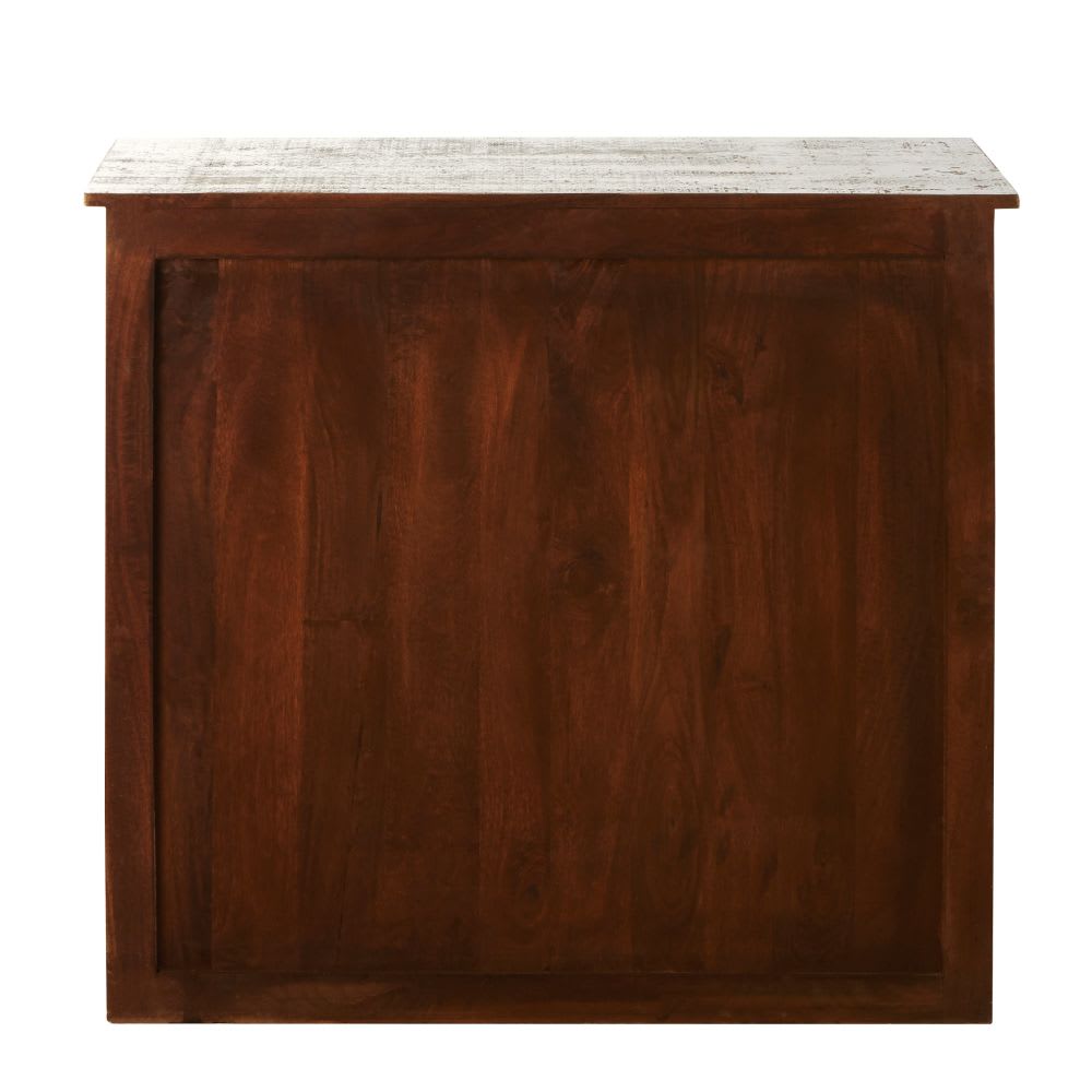 Kommode aus Mangoholz, B 94cm, weiß antik Avignon - Maisons Du