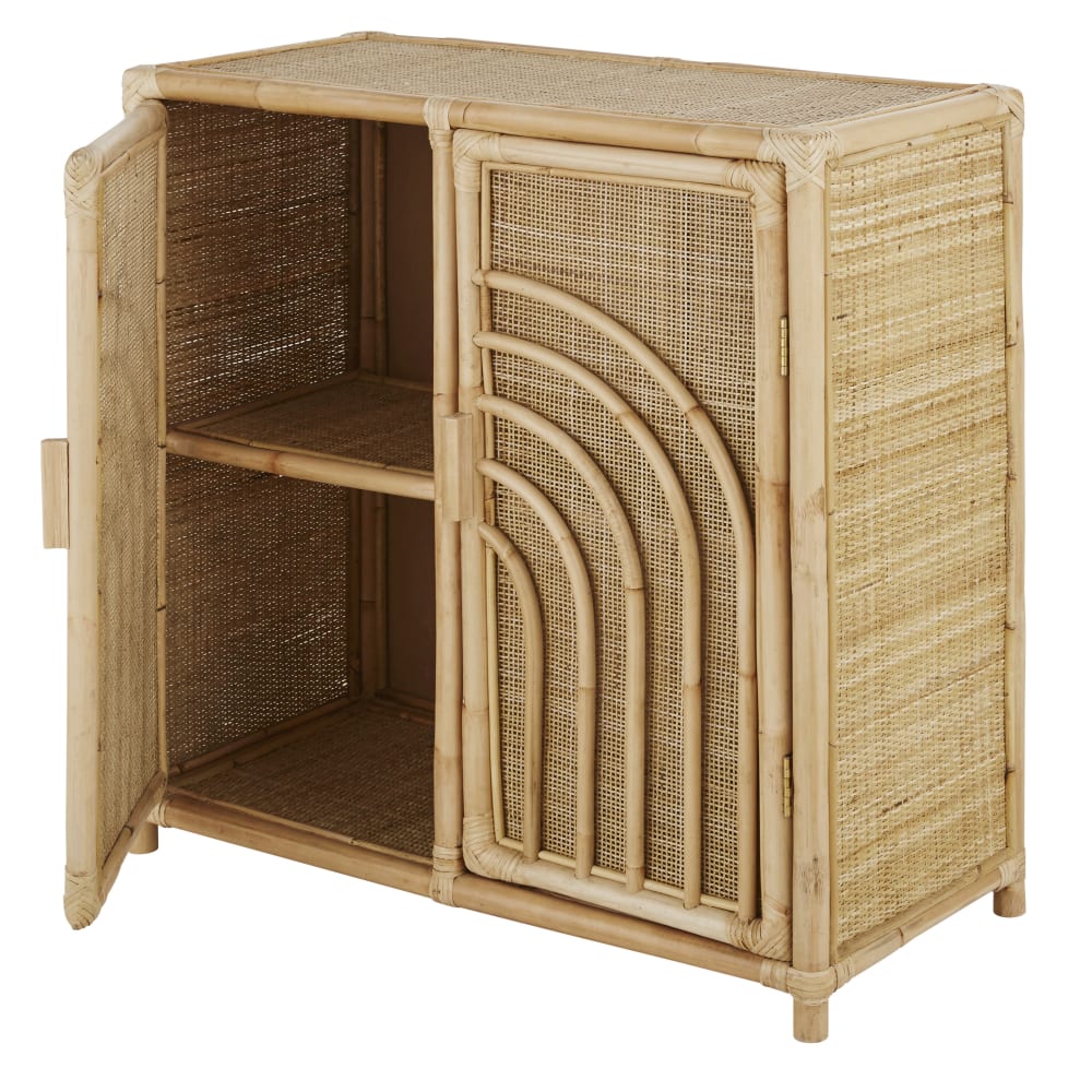 Kommode mit 2 Türen aus Rattangeflecht - Maisons Du Monde