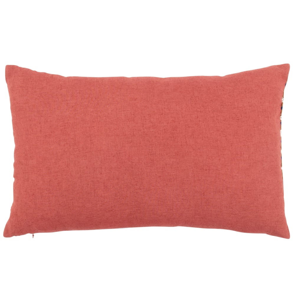 Kussenhoes met meerkleurig geborduurd exotisch patroon, 50 x 30