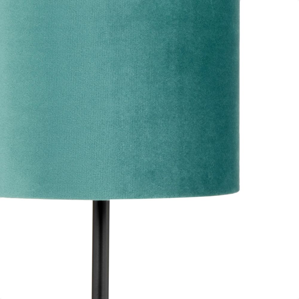 Lampadaire en métal et abat-jour vert H145 - Maisons du Monde