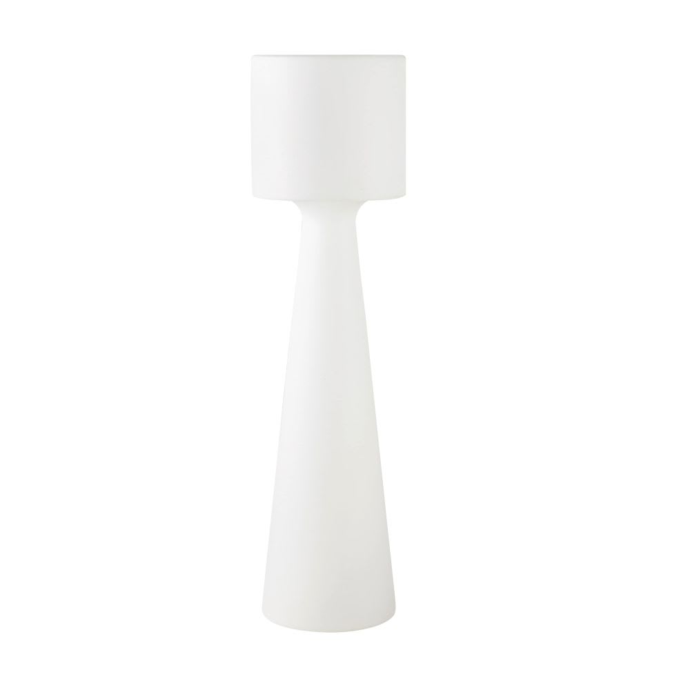 Lampadaire extérieur blanc H138