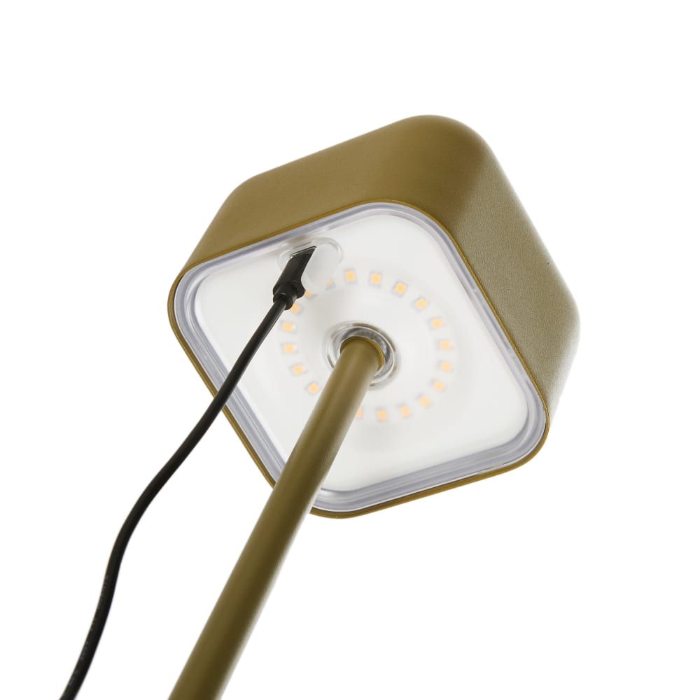 Lampadaire extérieur tactile sans fil vert kaki H120 - Maisons du Monde