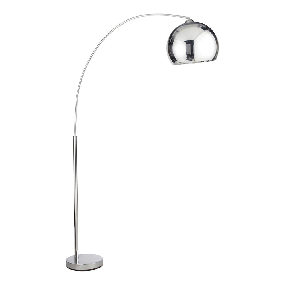 Lámpara de pie de acero cromado Alt. 200 cm - Maisons du Monde