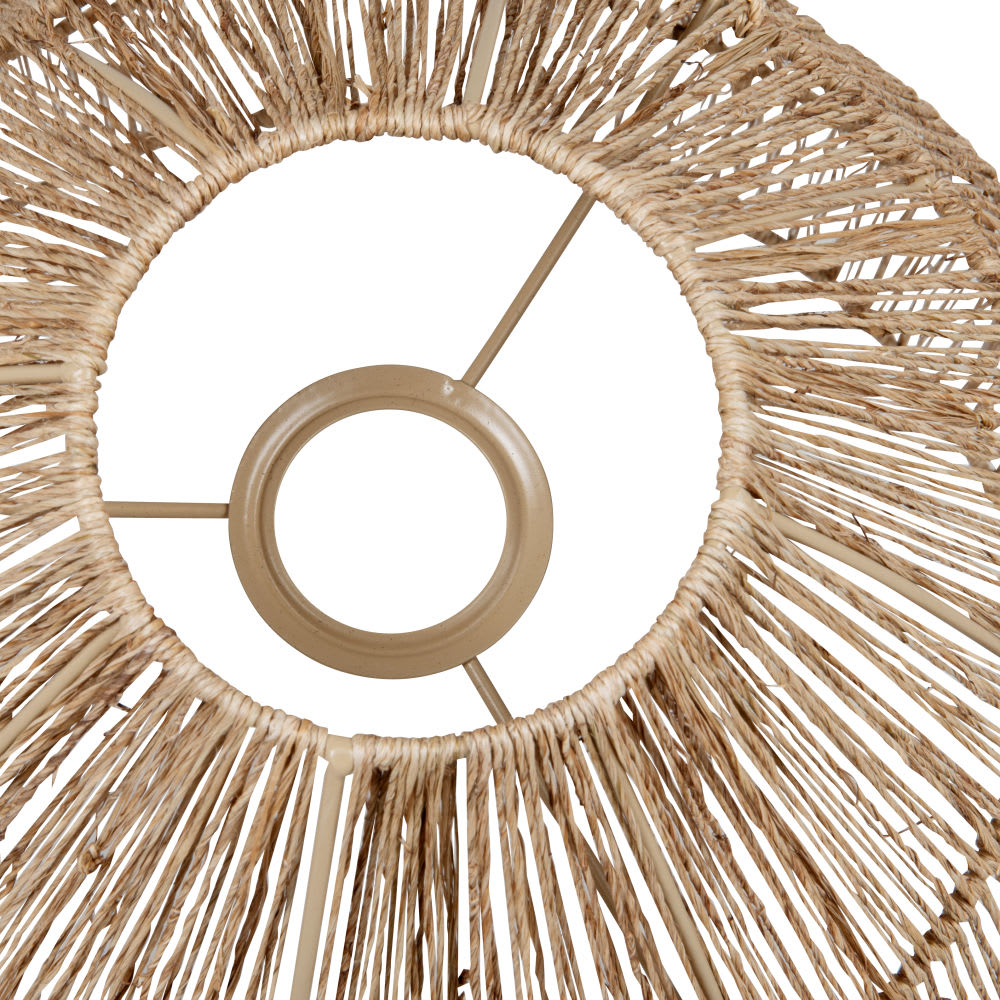 Lámpara de techo no electrificada de yute beige Ø40 cm - Maisons du Monde