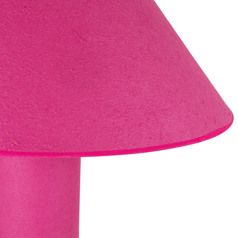 Lampe aus Papiermaché, fuchsia - Maisons Du Monde