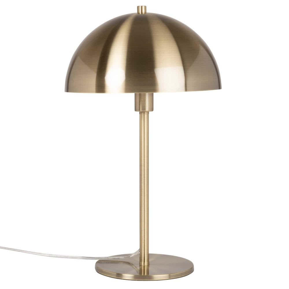 Lampe en acier doré, H42 cm — vue 3