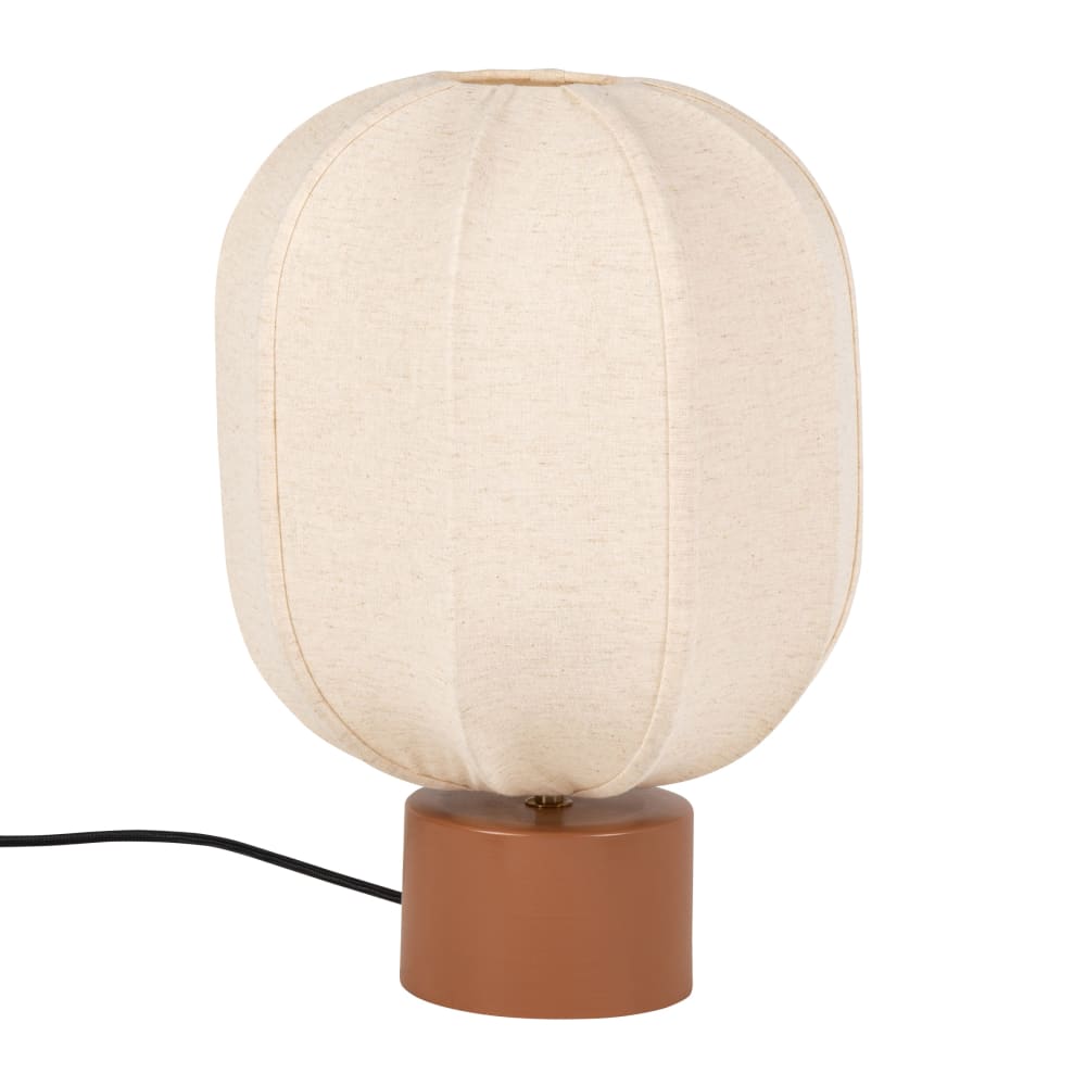 lampe en acier marron