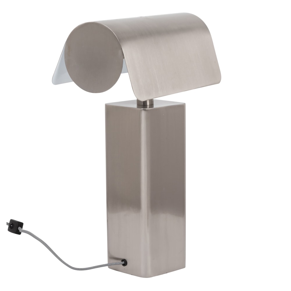 Lampe en métal brossé argenté (Gagnant TOP OF DESIGN) - Maisons du Monde