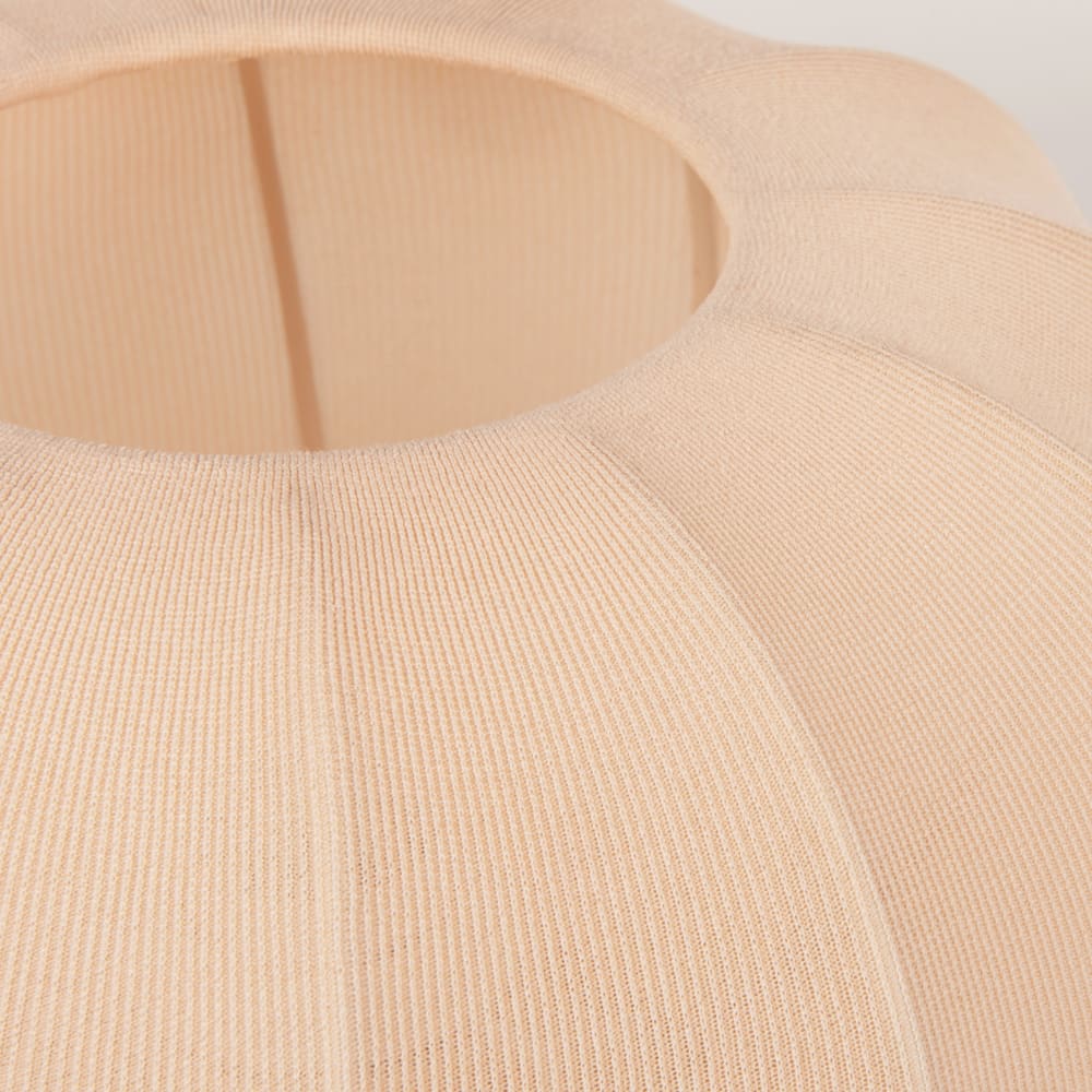Lampe en tissu beige - Maisons du Monde