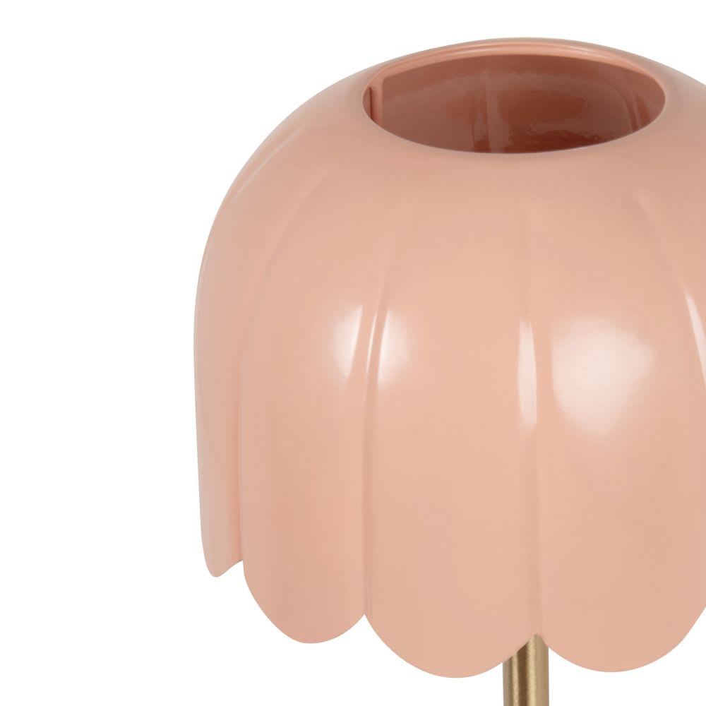Lampe vintage en métal rose et doré - Maisons du Monde