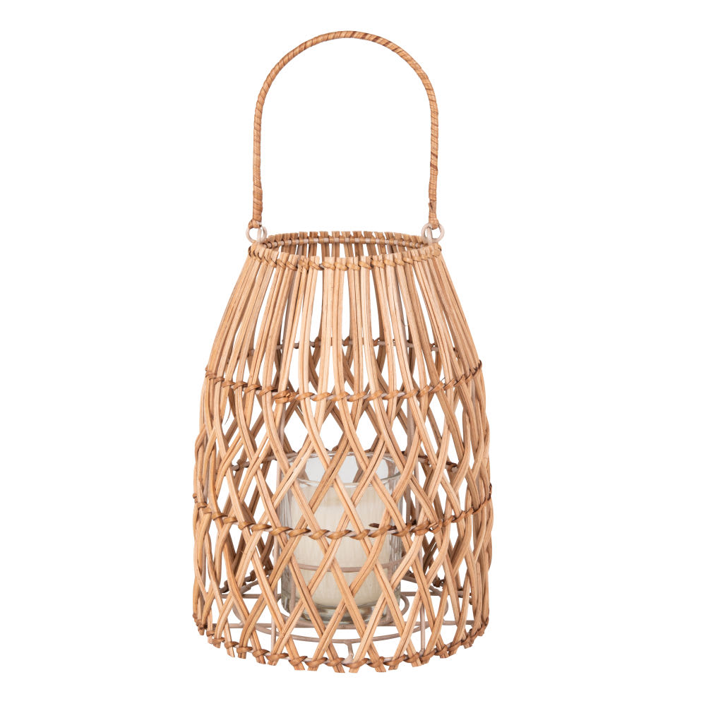 Lanterna in rattan alt. 26 cm - Maisons du Monde