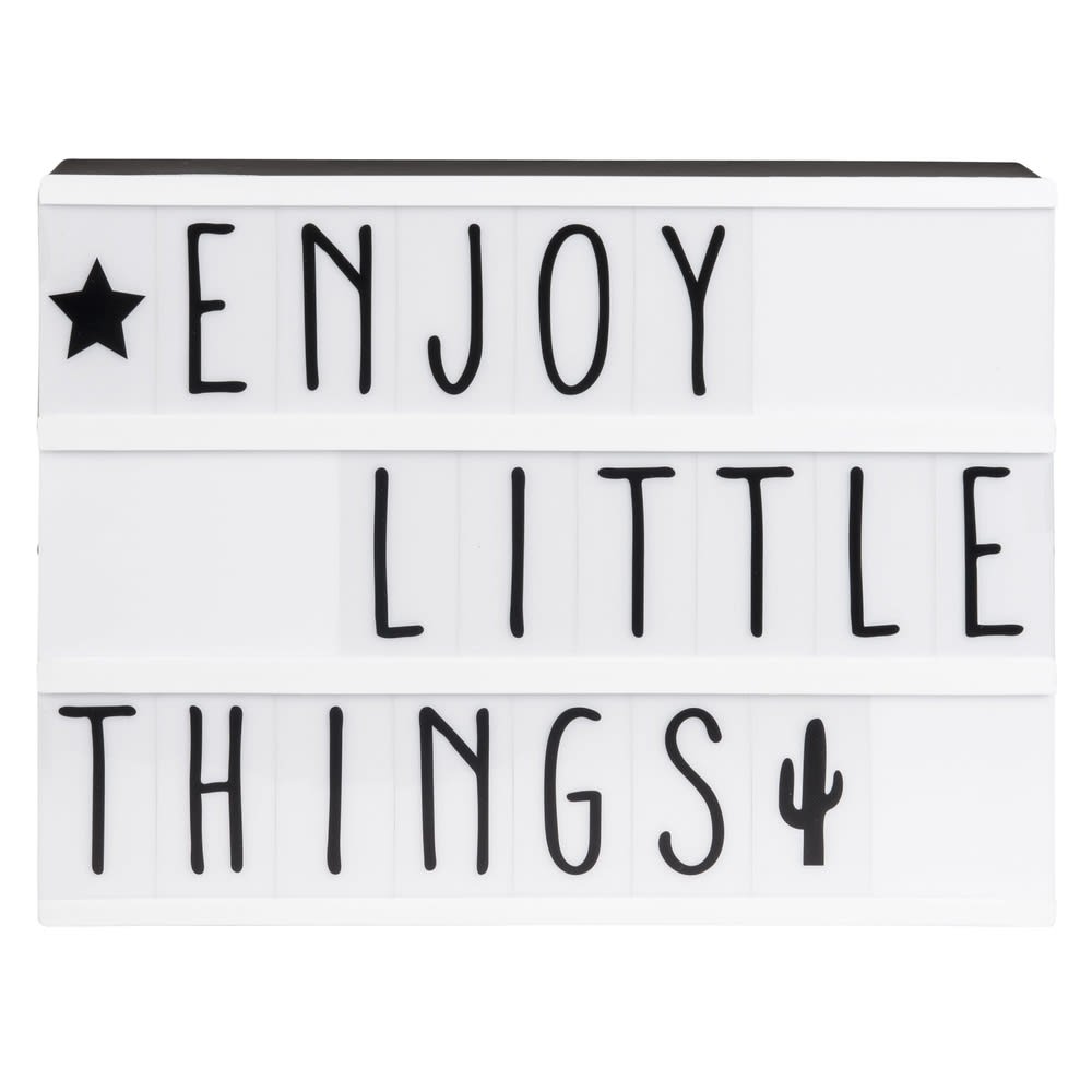 Lightbox boîte lumineuse à messages A4 - Maisons du Monde