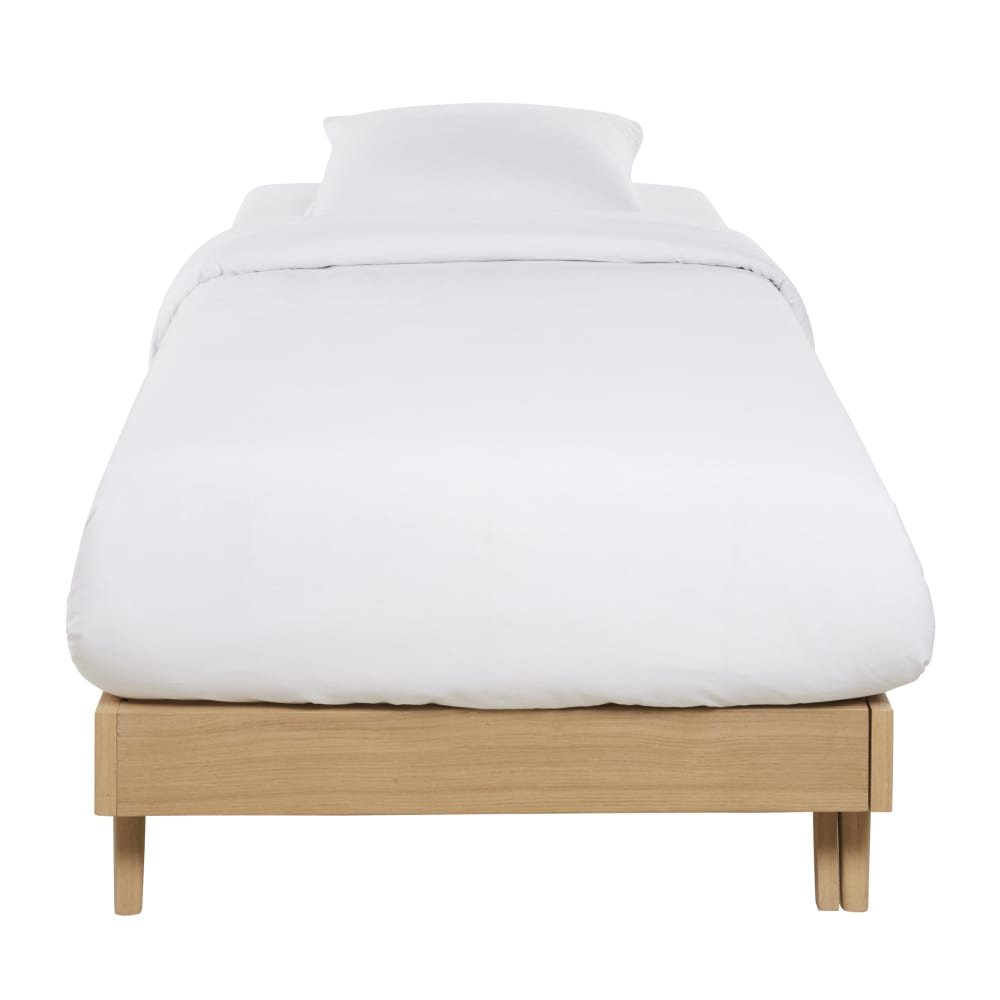 Lit avec sommier extensible, couchage 90/180x200 cm Lit avec sommier extensible, couchage 90/180x200 cm