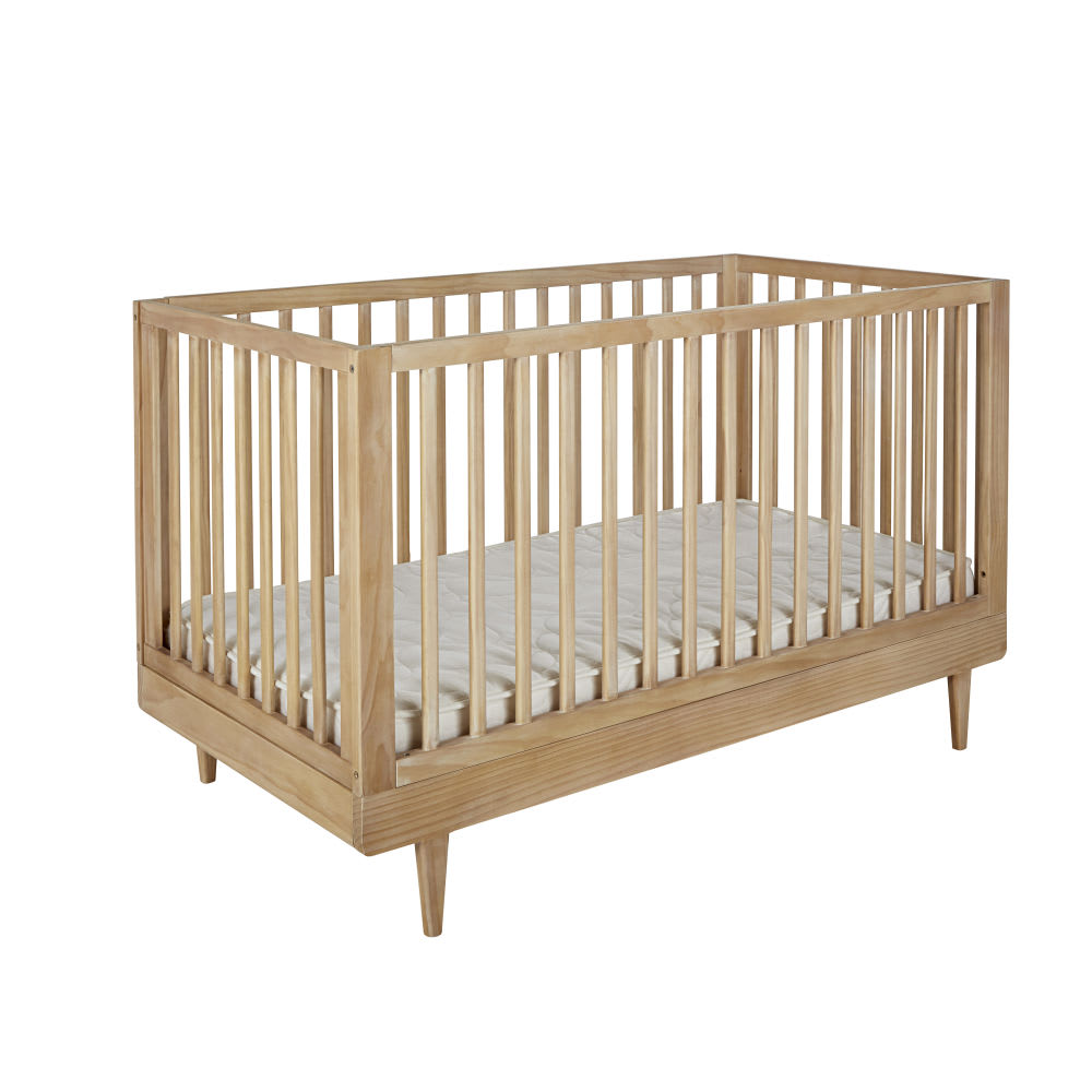 Lit bébé évolutif en pin 70x140 cm L145 (Maisons du Monde) - Image 3