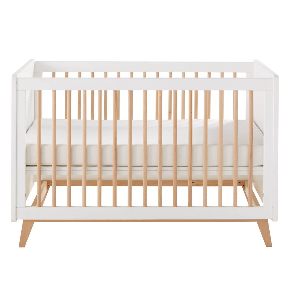 Lit bébé vintage à barreaux