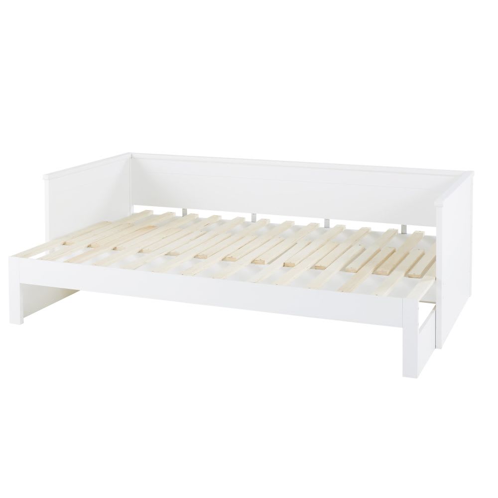 Lit extensible 90x190 blanc - Maisons Du Monde