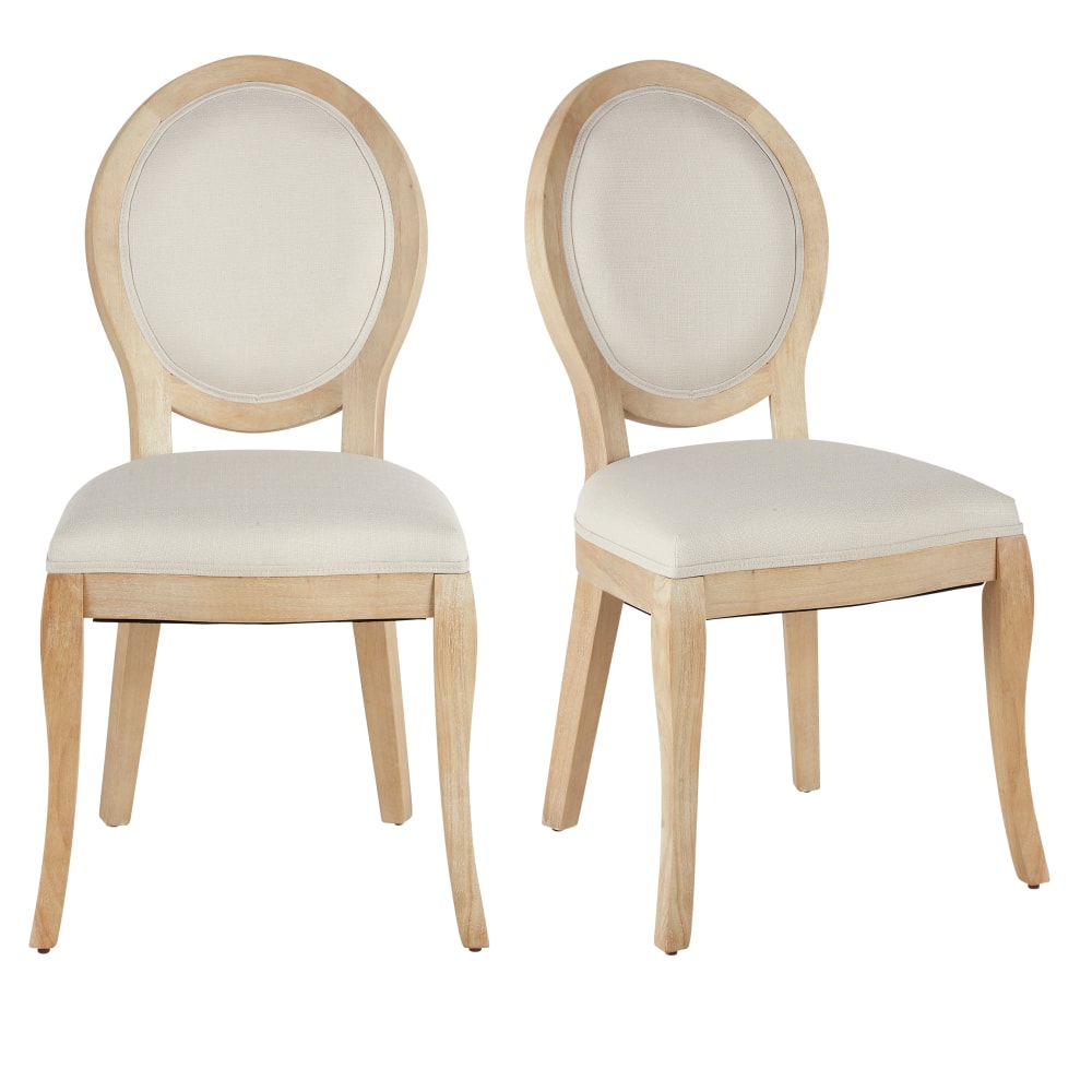 Lot de 2 chaises beiges