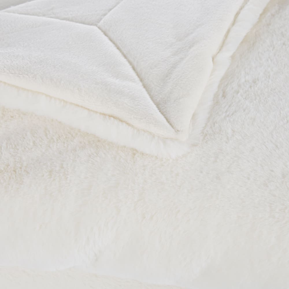 Manta branca 180x150 - Maisons Du Monde