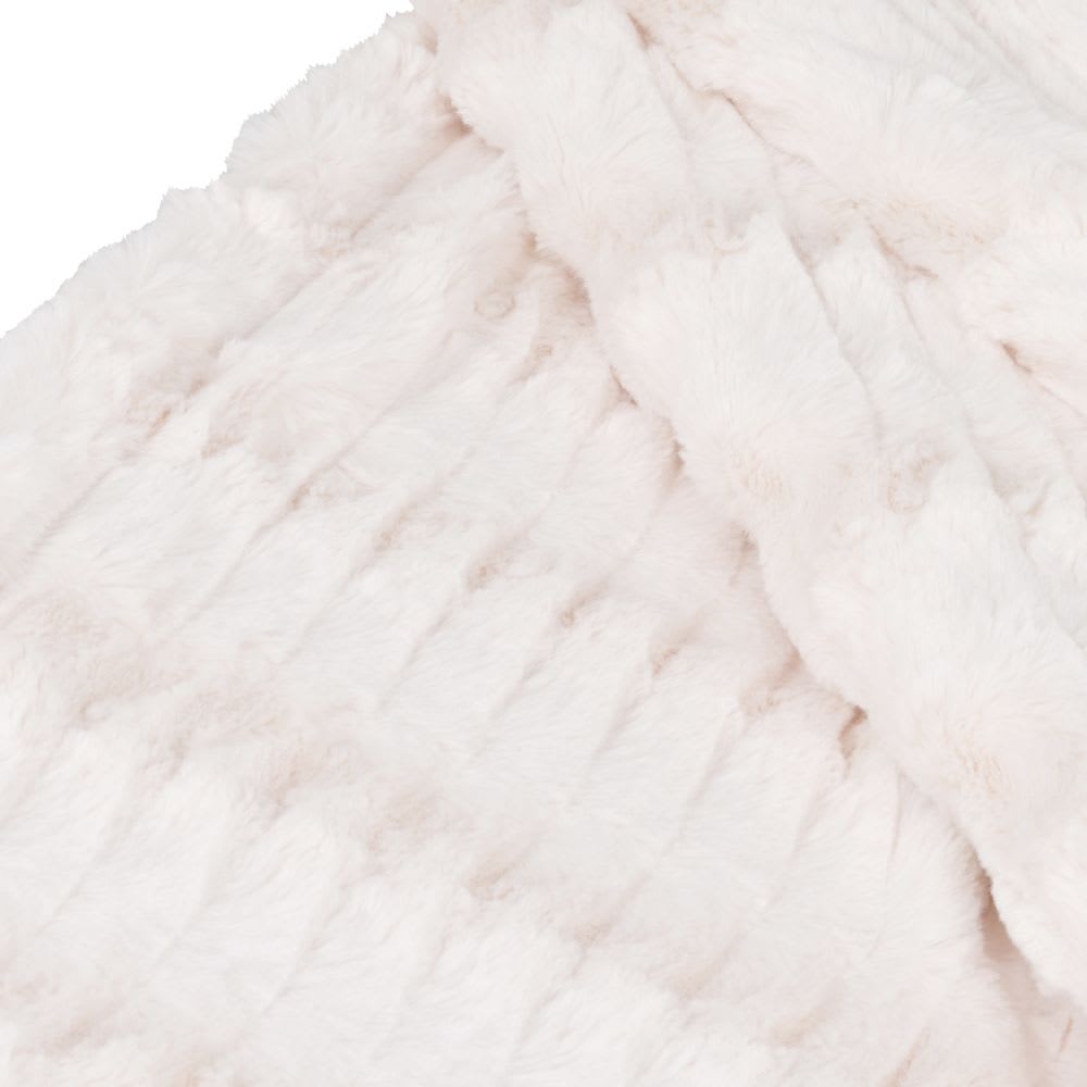 Manta em imitação de pelo branco 150x200 - Maisons Du Monde