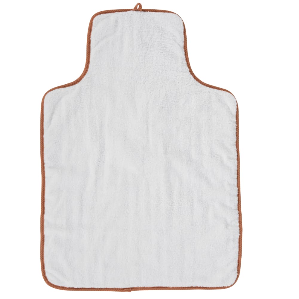 Matelas à langer bébé de voyage en coton biologique marron, noir et blanc - Maisons du Monde