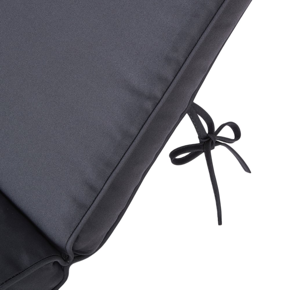 Matelas pour bain de soleil en polyester recyclé gris anthracite - Maisons du Monde