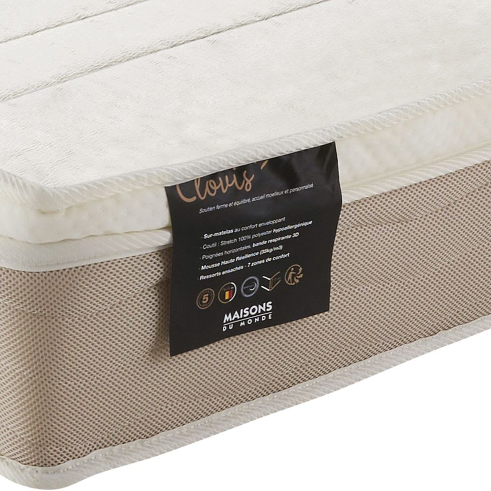 Matelas ressorts ensachés 180x200 - Maisons du Monde