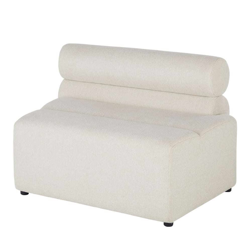 Méridienne pour canapé modulable professionnel en tissu recyclé beige — vue 3