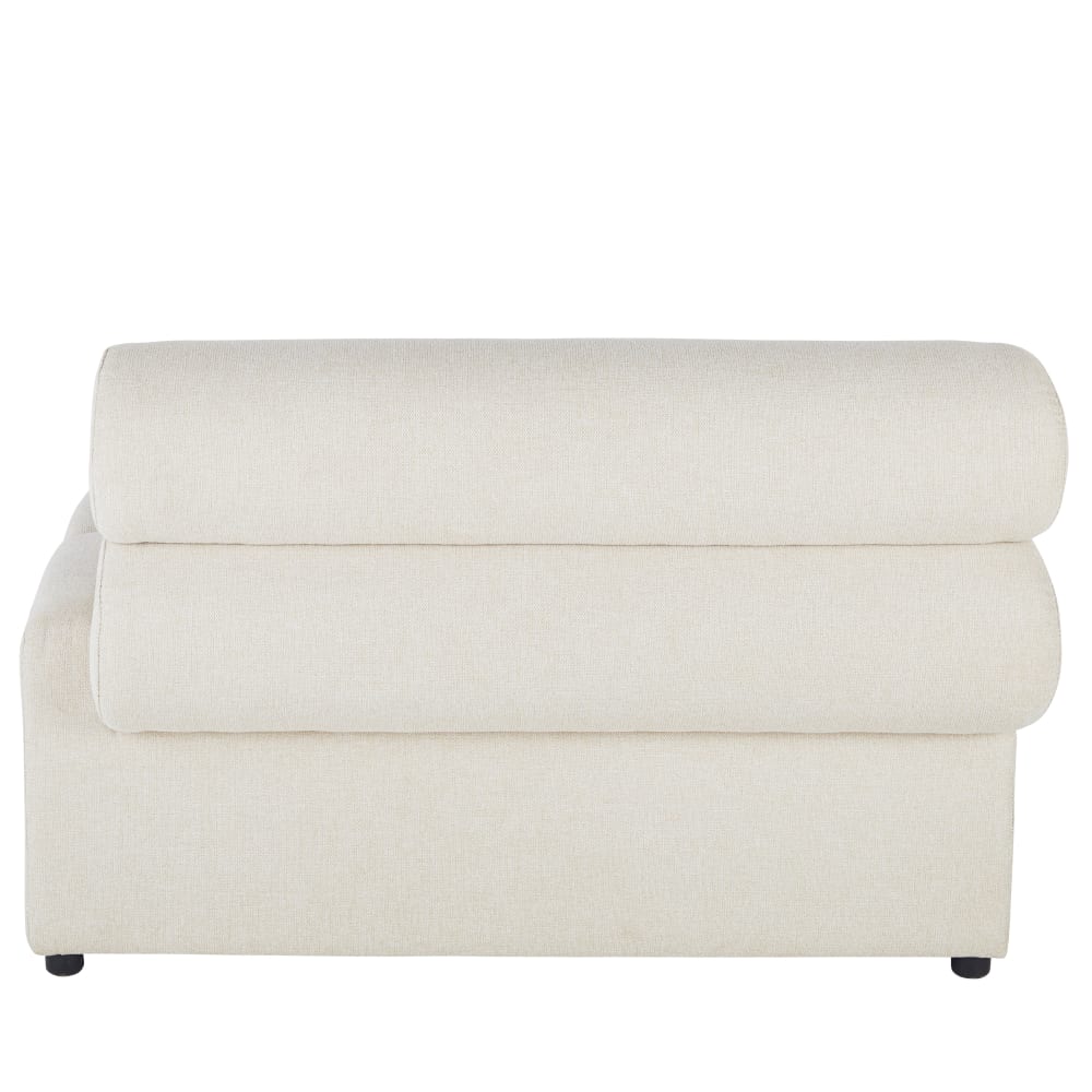 Méridienne pour canapé modulable professionnel en tissu recyclé beige — vue 4