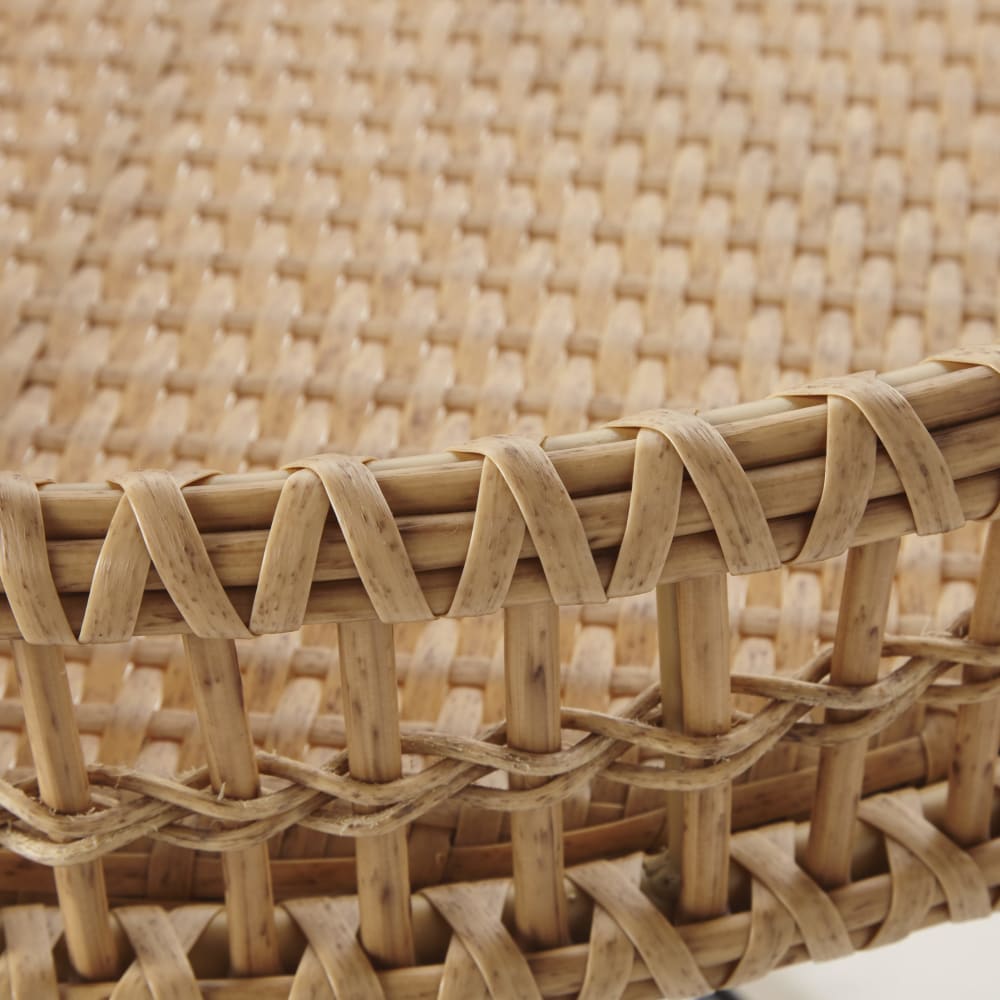 Mesa de centro de exterior de resina efecto ratán Ø85 cm - Maisons du Monde