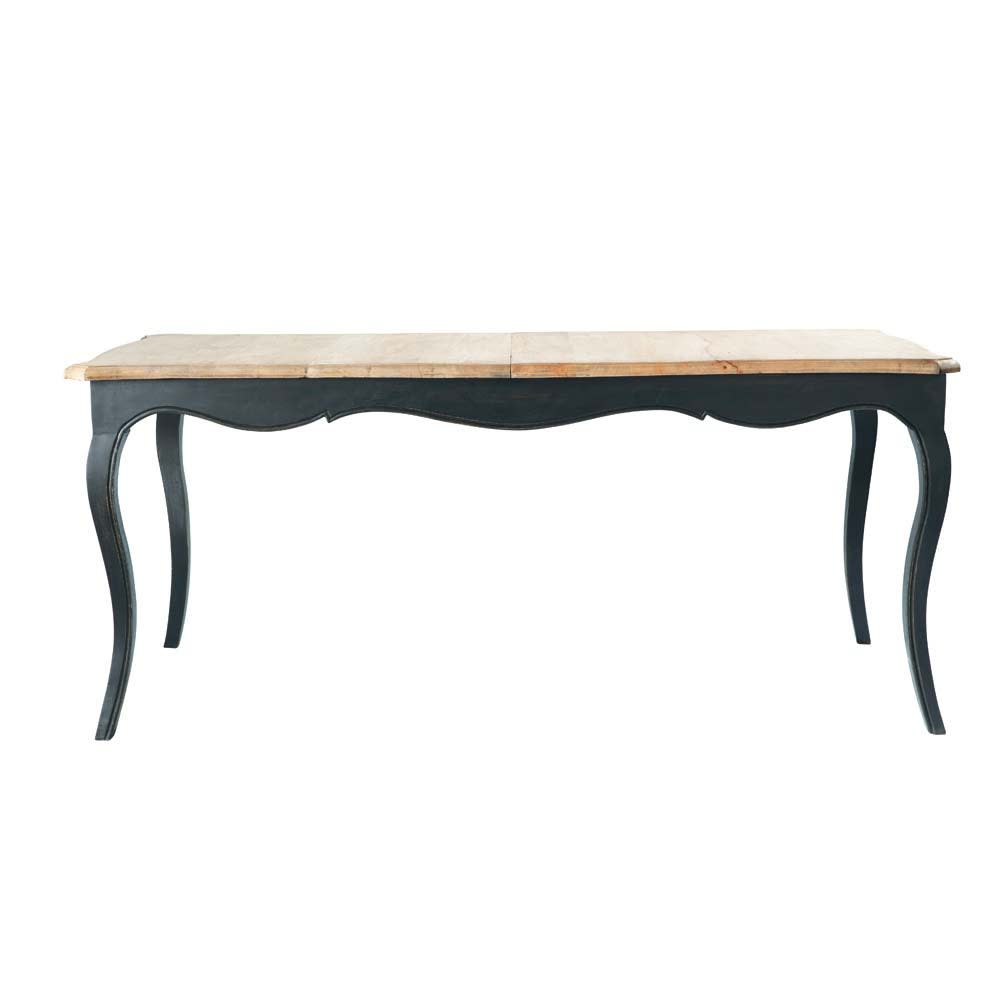 mesa de comedor extensible de madera de mango an 180 cm