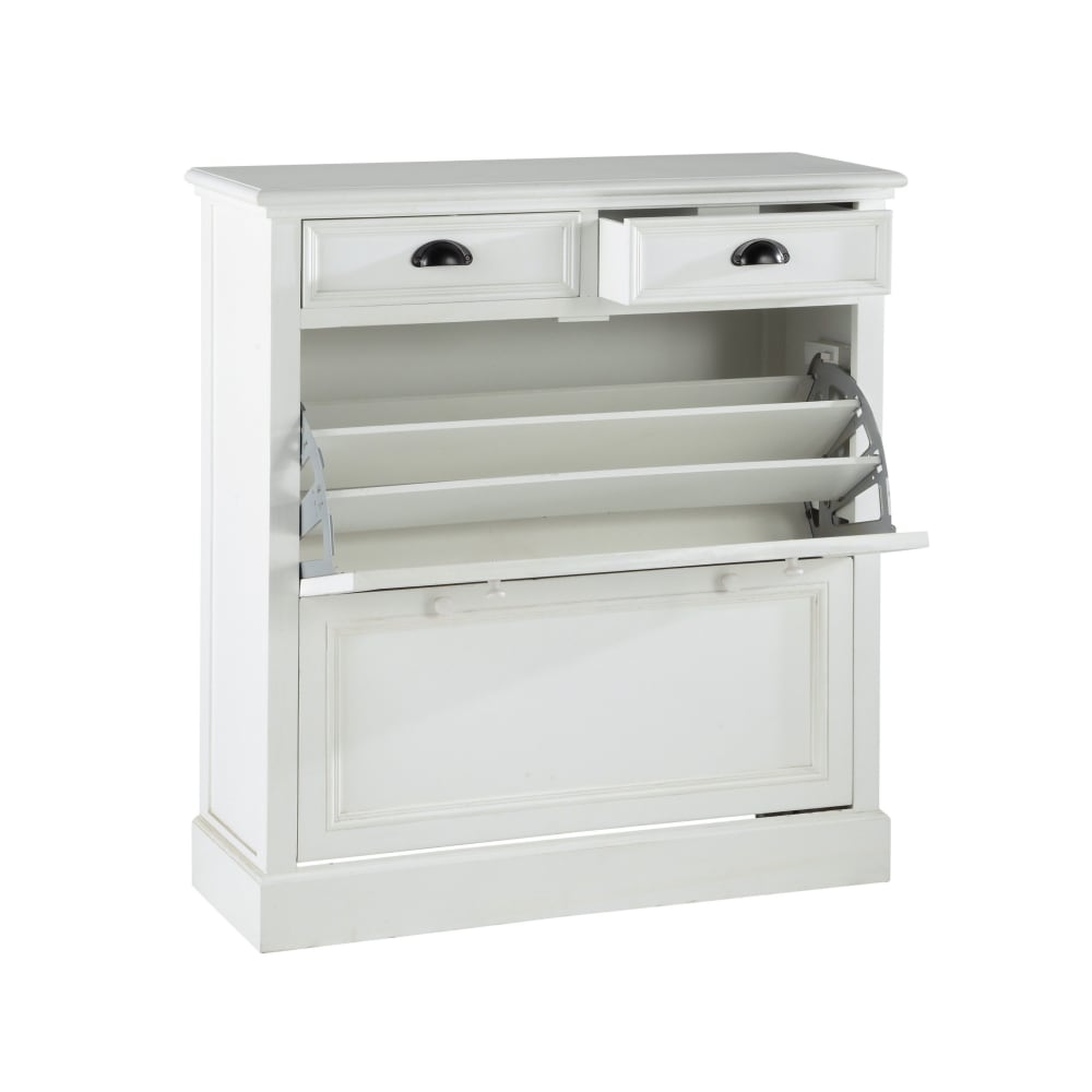Meuble à chaussures blanc L 90 cm - Maisons du Monde