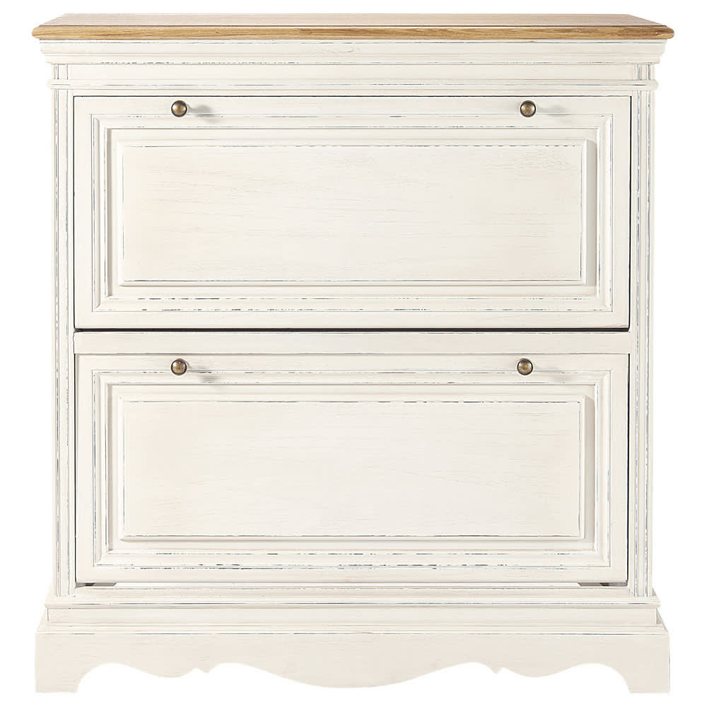 Meuble à chaussures crème