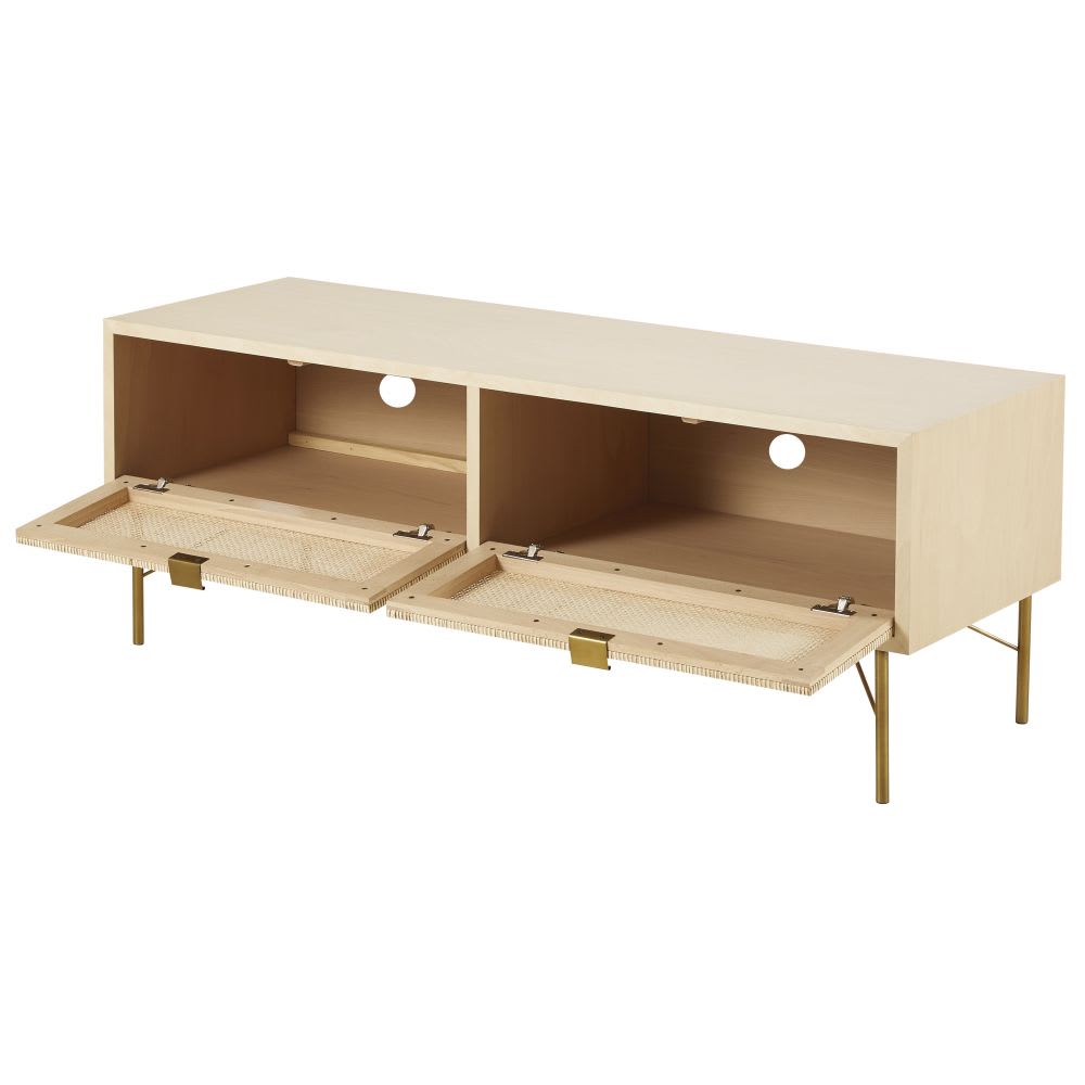 Meuble TV 2 portes en bois L120 - Maisons Du Monde