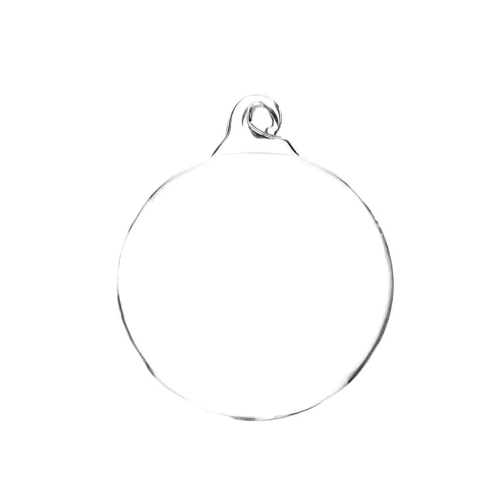 Minibola de Navidad de cristal