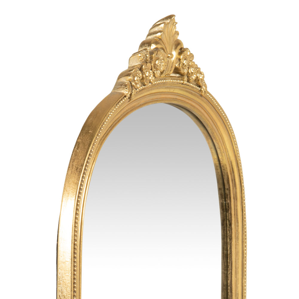 Miroir arche à moulures dorées, 28x46 cm - Maisons du Monde