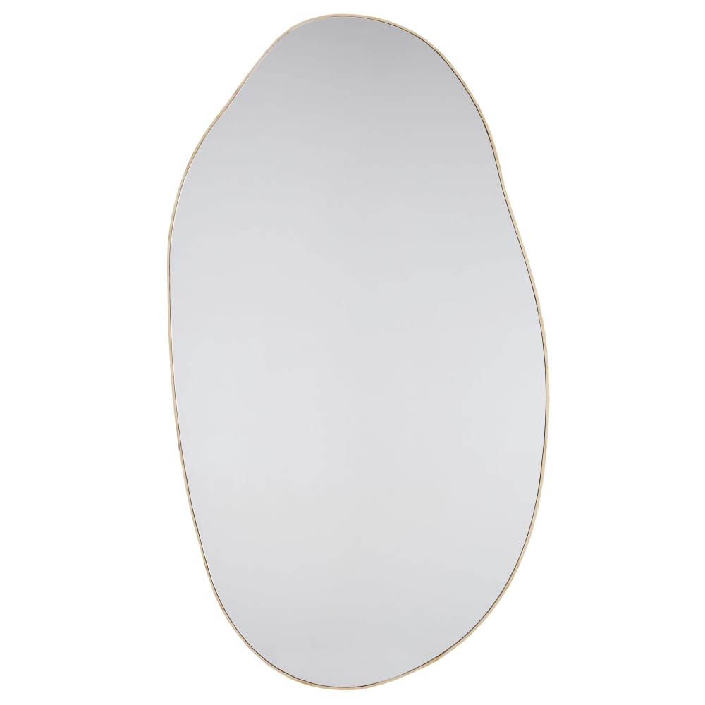 Miroir organique beige, 76x129 cm