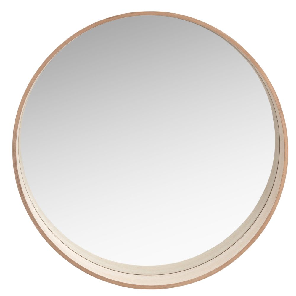 Miroir rond beige, Ø55 cm — vue 3