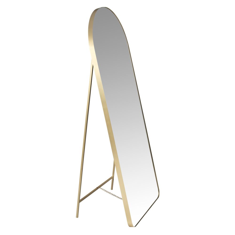 Miroir sur pied en acier doré, 60x150 cm — vue 3
