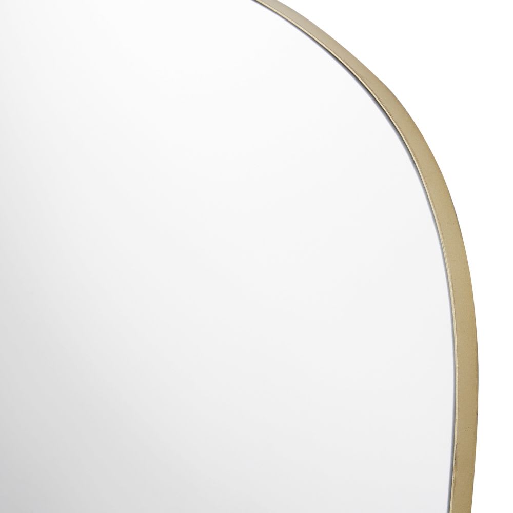 Miroirs organiques en métal doré (x2) 71x120 - Maisons du Monde