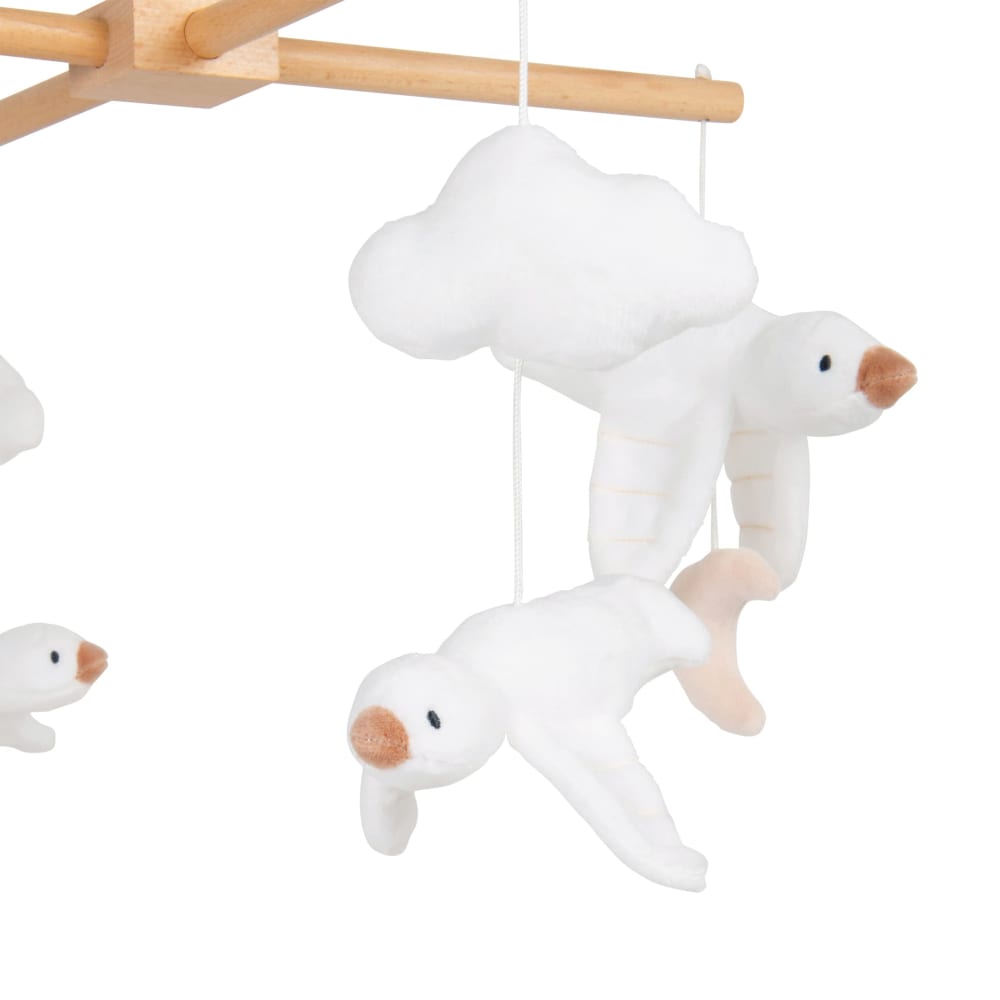 Mobile musical bébé oiseaux et nuages blancs - Maisons du Monde