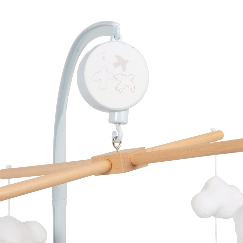 Mobile musical bébé oiseaux et nuages blancs (Maisons du Monde) - Image 4