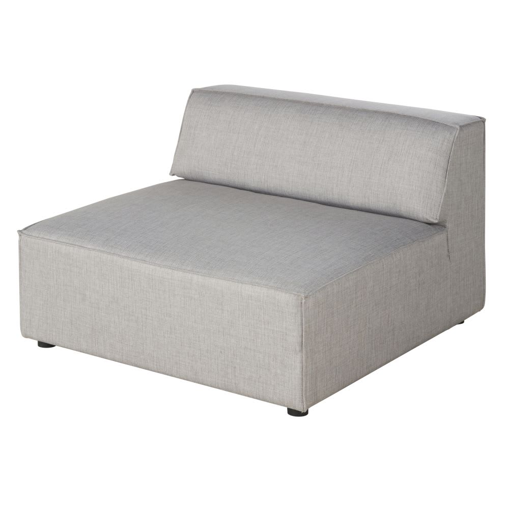 Modulare Sessel ohne Armlehnen für Sofa, grau - Maisons Du Monde