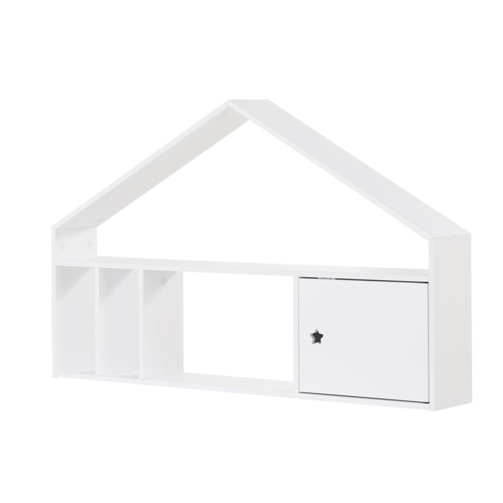 Module de rangement pour bureau 1 porte blanc — vue 4