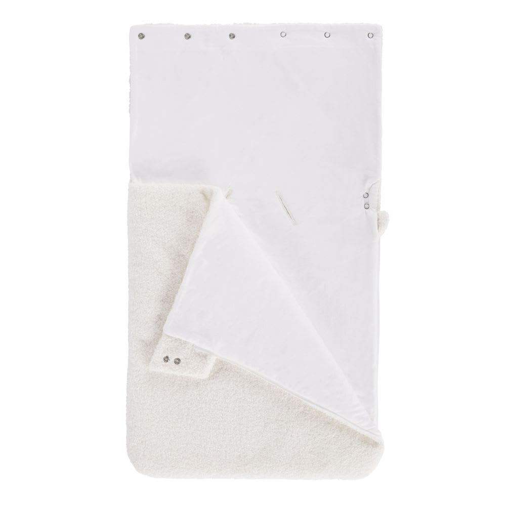 Nid d'ange bébé en tissu bouclé beige (Maisons du Monde) - Image 1