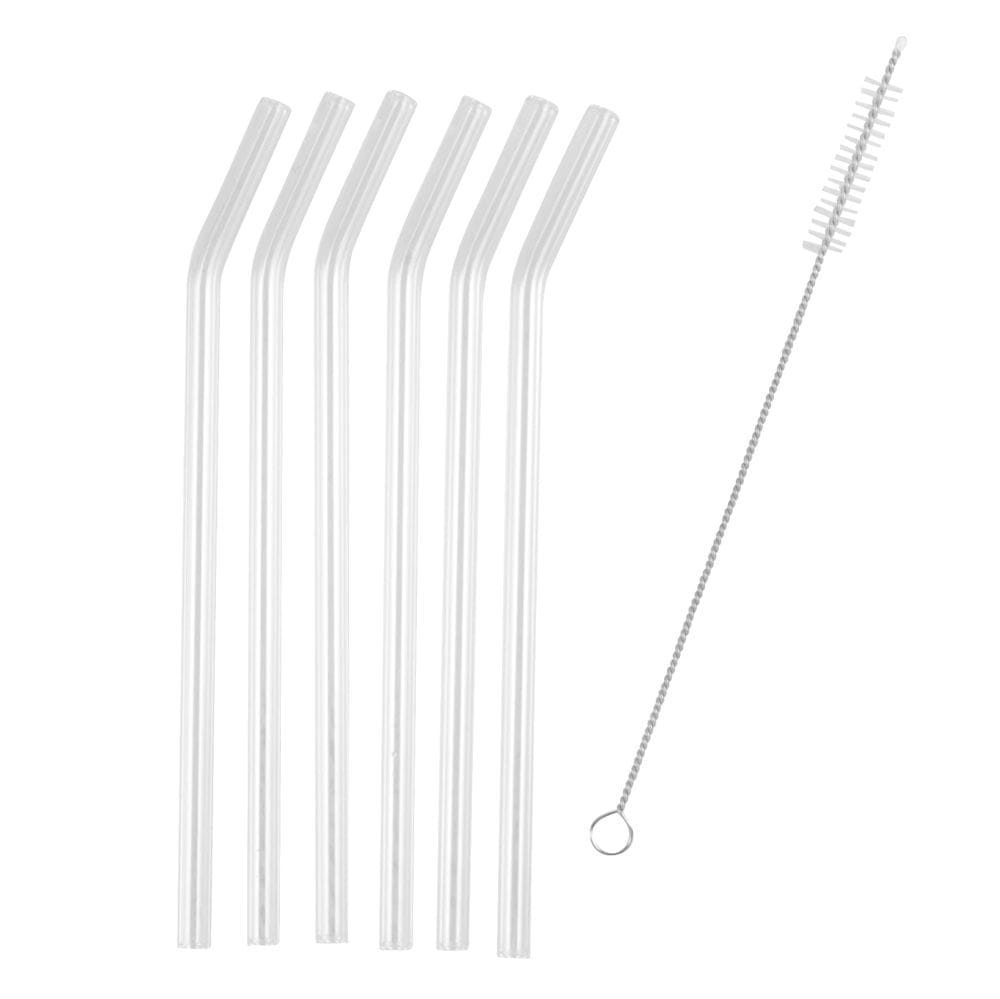 Pailles en verre transparent (x6) - Maisons du Monde