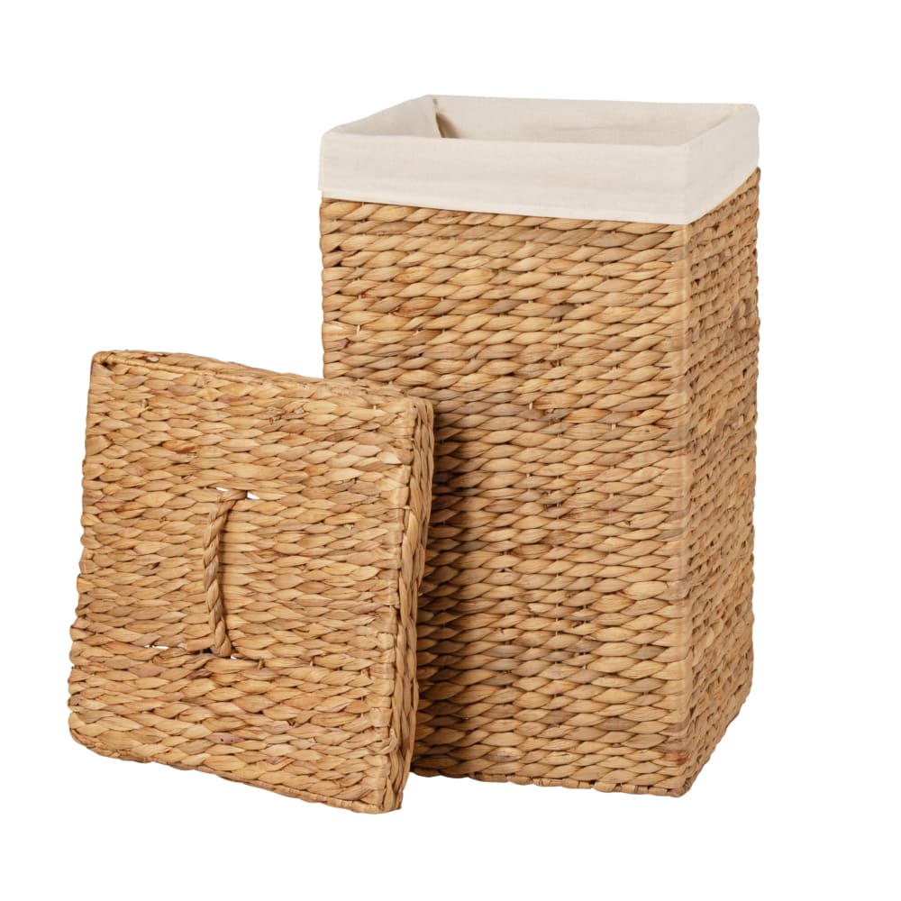 Panier à linge en jacinthe d'eau H55 - Maisons du Monde