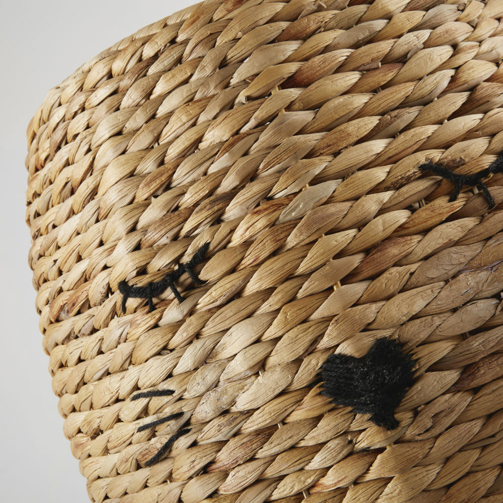 Panier chat en fibre végétale tressée et laine (Maisons du Monde) - Image 3