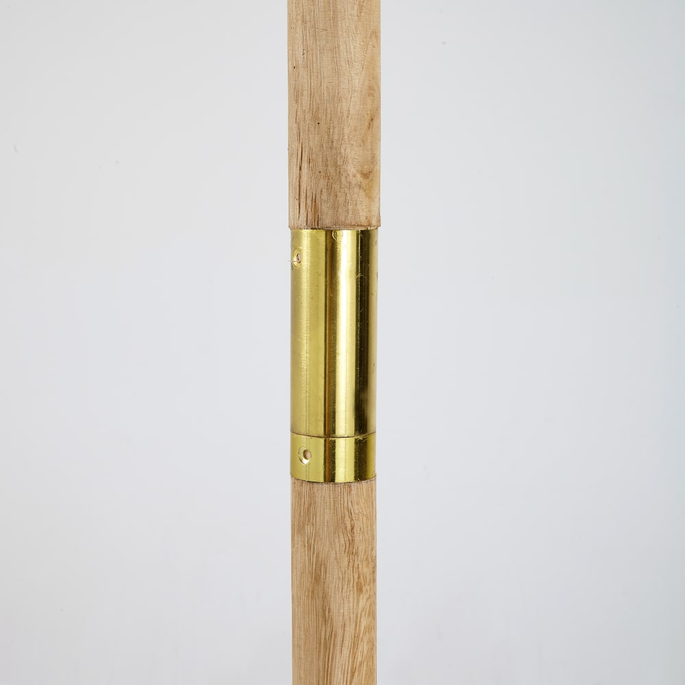 Parasol en bois de bouleau et fibre végétale tressée - Maisons du Monde