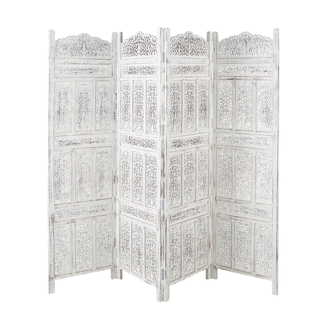 Paravent en bois blanchi — Beyit